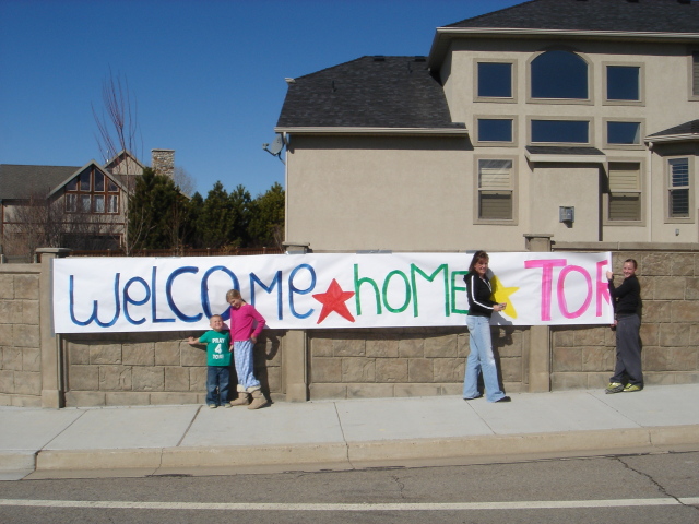Welcome Home Tori Sign!!