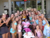 Tori and the Dance Club Team during swimming at Sheryl's today