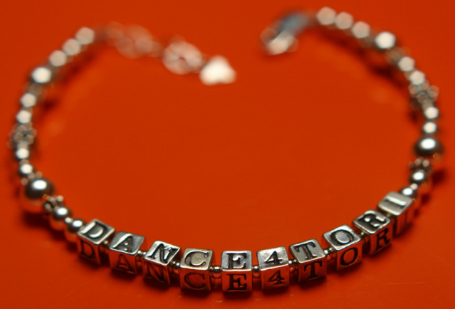 New 'Dance4Tori' bracelet