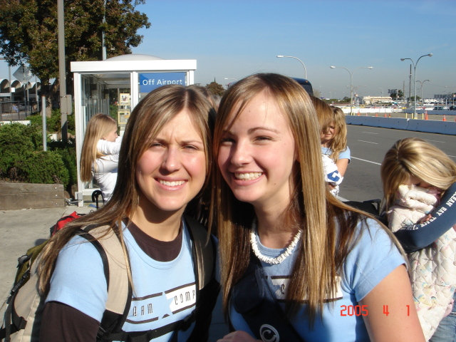 Tori and Kourtney in Santa Clara