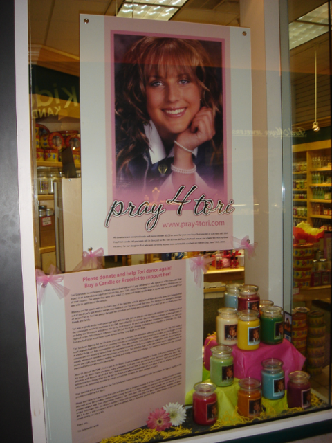 Tori's For Every Body poster and display at the University Mall in Orem Tori's For Every Body poster and display at the University Mall in Orem