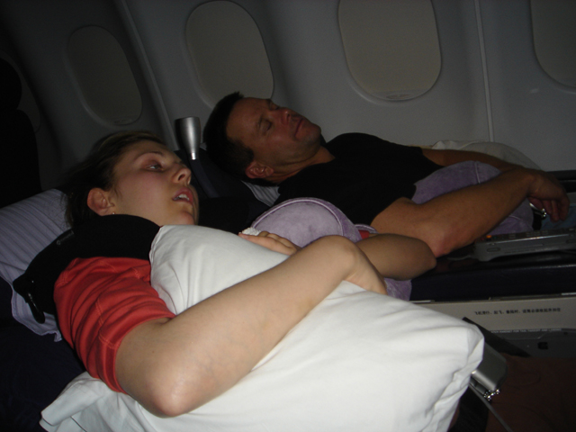 Tim and Tori resting up Tim and Tori resting up