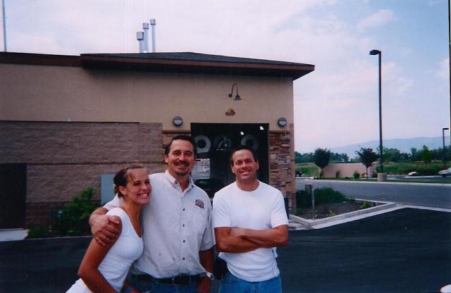 car wash- timmy with megan and her dad
