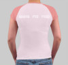 Pink tori shirt back