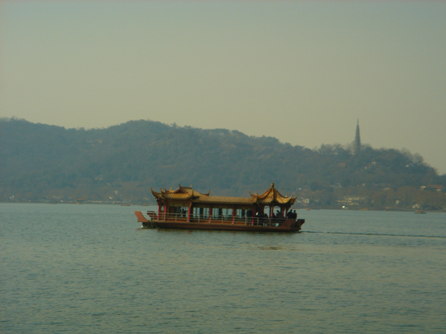 West Lake tour boat